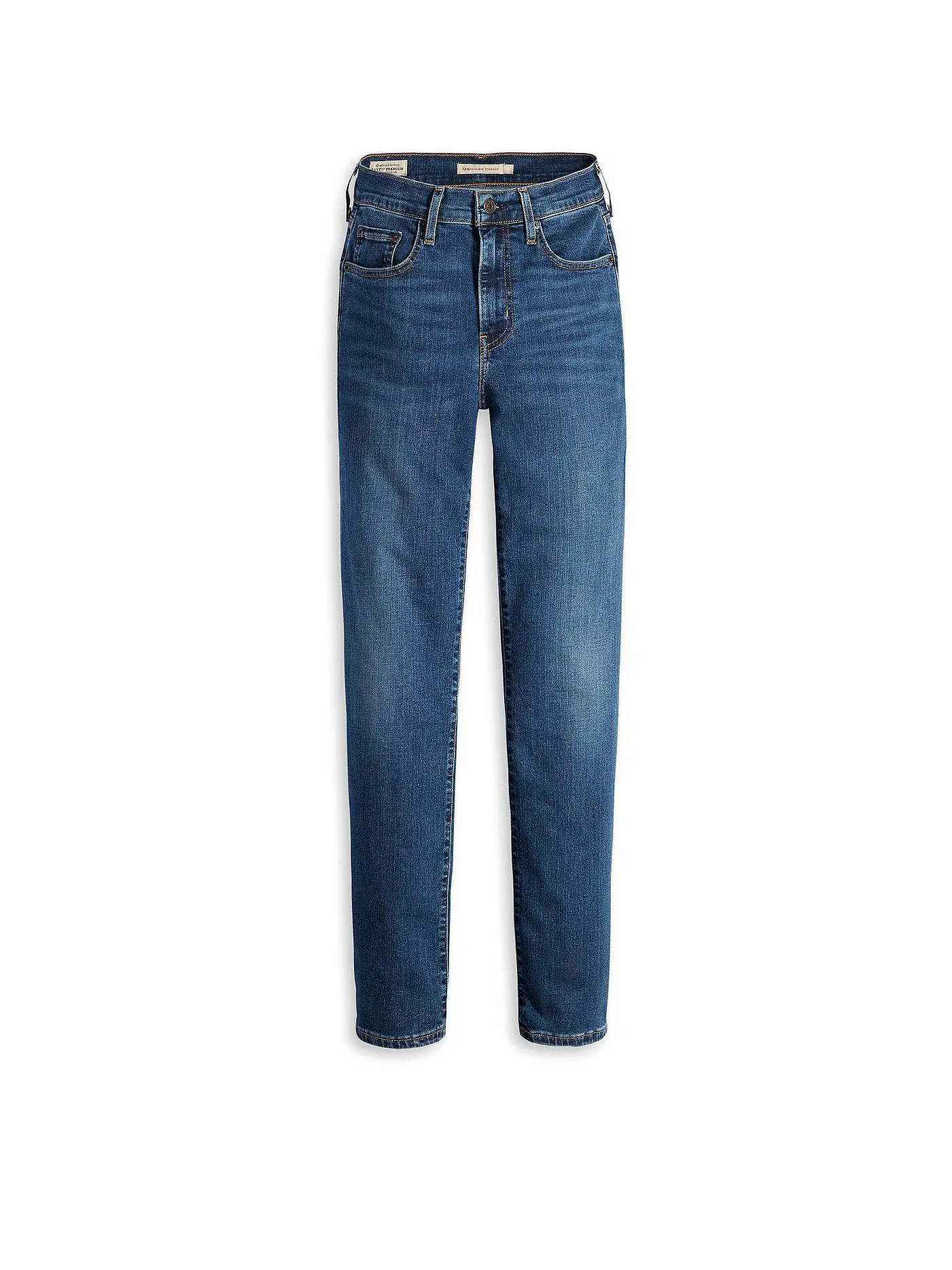 LEVI'S® | Highwaist Jeans Straight Fit 724 | dunkelblau
